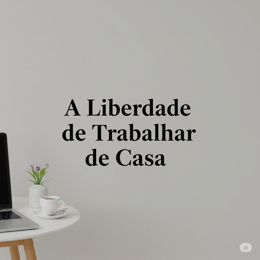 A Liberdade de Trabalhar de Casa